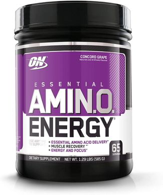 Комплекс амінокислот Optimum Nutrition Amino Energy 585 г concord grape