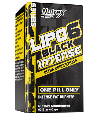 Жиросжигатель Nutrex Lipo-6 Black UC Intense (60 капс) липо 6