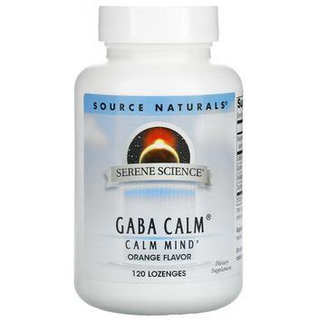 ГАМК спокій, Gaba Calm, Source Naturals, апельсин, 120 таблеток