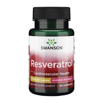 Антиоксидант Ресвератрол Swanson Rezveratrol 250mg 30 капсулы