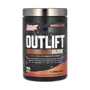Передтренувальний комплекс для спалювання жиру Nutrex Outlift Burn 427 г Florida Crush