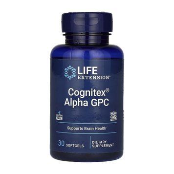 L-альфа-глицерилфосфорилхолин Life Extension Cognitex&reg; Alpha GPC 30 мягких капсул