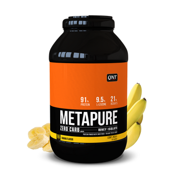 Сироватковий протеїн ізолят QNT Metapure ZC Isolate (2 кг) метапур banana
