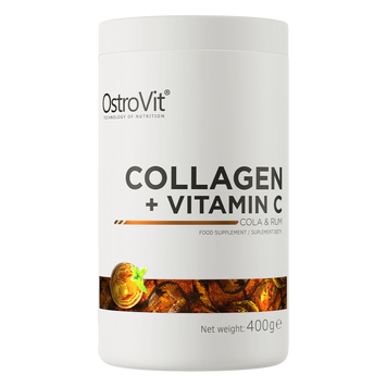 Колаген OstroVit Collagen + Vitamin C 400 г cola & rum