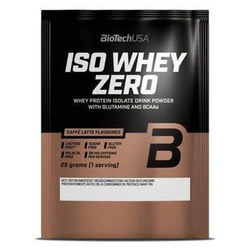 Сироватковий протеїн ізолят BioTech Iso Whey Zero 25 г caffe latte