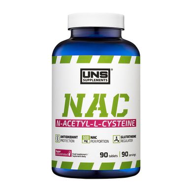 N-ацетилцистеин UNS NAC 200 tabs