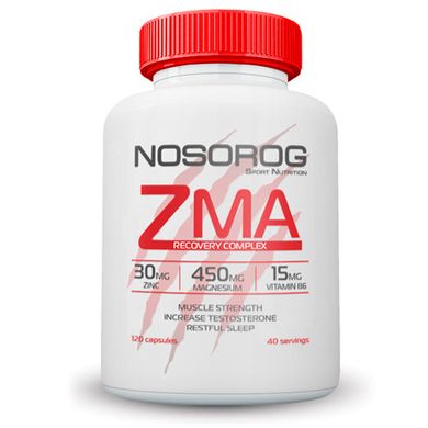 Бустер тестостерону Nosorog ZMA 120 капс