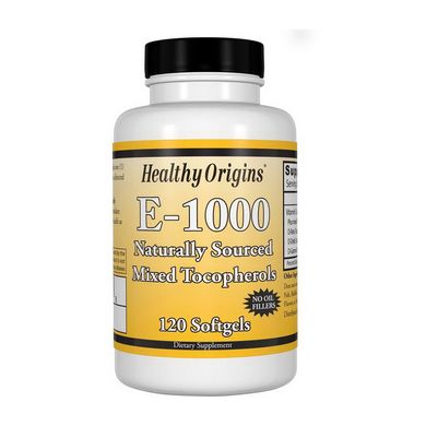 Вітамін Е Healthy Origins Vitamin E-1000 120 капсул