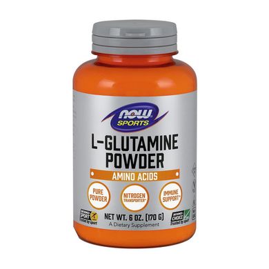 Глютамин Now Foods L-Glutamine Powder 170 г unflavored