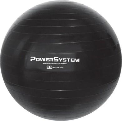 М'яч для фітнесу і гімнастики Power System PS-4011 55cm Black