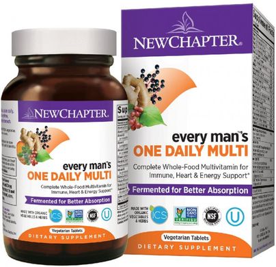 Ежедневные Мультивитамины для Мужчин, Every Man, New Chapter, 48 таблеток