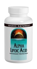 Альфа-ліпоєва кислота 50мг, Source Naturals, 100 таблеток