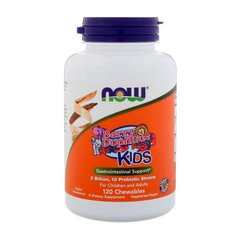 Пробиотик для детей Now Foods Kids Berry Dophilus (120 жевачек)