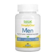 Вітаміни для чоловіків Super Nutrition Men Multivitamin + Supporting Herbs 90 таблеток
