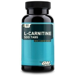 Л-карнитин Optimum Nutrition L-Carnitine 500 60 табл