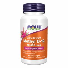 Вітамін Метил Б12 Now Foods Methyl B-12 10000mcg 60 льодяників