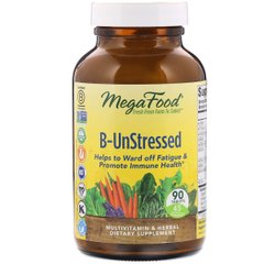 Б-комплекс антистрес B-UnStressed, MegaFood, 90 таблеток
