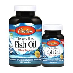 Омега 3 Carlson Labs The Very Finest Fish Oil 120 + 30 капс риб'ячий жир