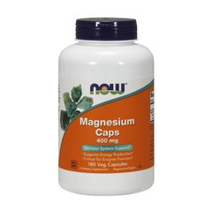 Магний Now Foods Magnesium Caps 400 mg (180 капс) нау фудс