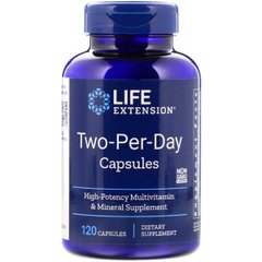 Мультивитамины Дважды в День, Two-Per-Day, Life Extension, 120 капсул
