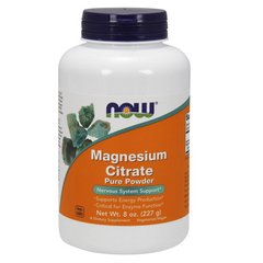 Магний цитрат Now Foods Magnesium Citrate Pure Powder (227 г) нау фудс