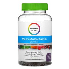 Вітаміни для чоловіків Rainbow Light Men's Multivitamin Gummies 120 жуйок Ягоди