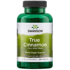 Екстракт кориці Swanson True Cinnamon 120 капсул