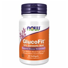 Підтримка метаболізму глюкози Now Foods Glucofit(R) 60 капсул