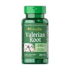 Корень валерианы экстракт Puritan's Pride Valerian Root 450 mg (100 капс) пуританс прайд