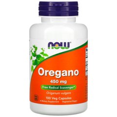 Орегано Now Foods Oregano 450 mg (100 капс)