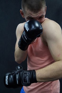 Рукавички для MMA PowerPlay 3026 Чорні S