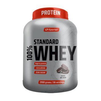 Сывороточный Протеин Sporter 100% Whey Standard 2000 г Cookie and Cream