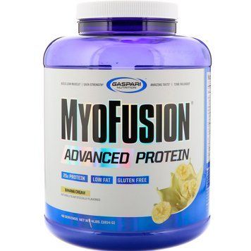 Сывороточный протеин концентрат Gaspari Nutrition MyoFusion Advanced Protein 1814 грамм Банан