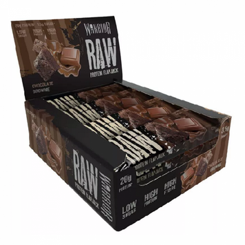 протеїнові батончики Warrior Raw Protein Flapjack Bar 12x75 г Chocolate Brownie