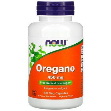 Орегано Now Foods Oregano 450 mg (100 капс) hazelnut