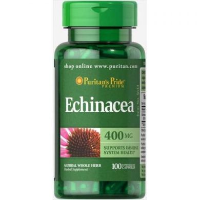 Эхинацея экстракт Puritan's Pride Echinacea 400 mg 100 капсул