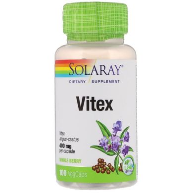 Витекс Solaray Vitex 400 mg 100 капсул