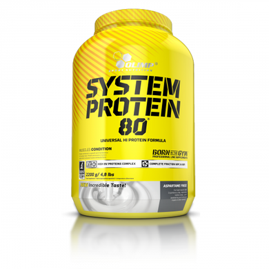 Комплексний протеїн OLIMP System Protein 80 2200 г систем ваніль