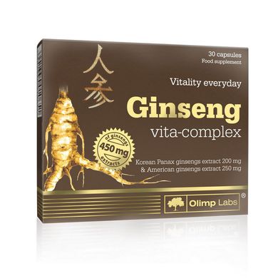 Женьшень екстракт OLIMP Ginseng Vita Complex 30 капс