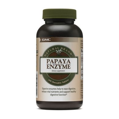 Ферменти ензими GNC Papaya Enzyme 240 таблеток