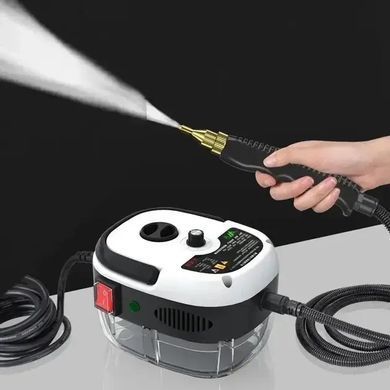 Пароочисник Steam Cleaner 2500 Вт 1200 мл з насадками та шлангом 2,2 м для прибирання меблів кухні ванної авто
