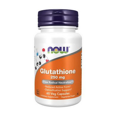 Глутатион Now Foods Glutathione 250 mg 60 капсул