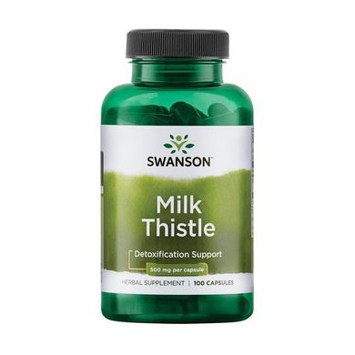Екстракт розторопші Swanson Full Spectrum Milk Thistle 500 mg 100 капсул