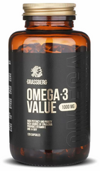 Омега 3 Grassberg Value Omega 3 1000 mg 120 капсул