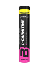 Л-карнітин BioTech Effervescent L-Carnitine 500 mg 20 таб лимон-лайм