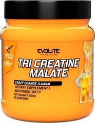 Три креатин малат Evolite Nutrition Tri Creatine Malate 300 г orange