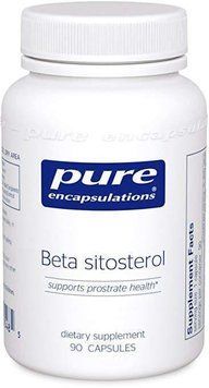 Бета-Ситостерол, Beta-Sitosterol, Pure Encapsulations, для мужчин, для улучшения мочеиспускания и здоровья, 90 капсул