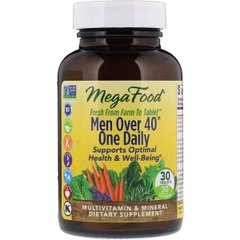 Мультивітаміни для чоловіків 40+, Men Over 40 One Daily, MegaFood, 30 таблеток