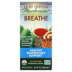 Поддержка здоровья дыхательной системы Fungi Perfecti (Mushrooms Breathe) 60 капсул