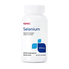 Селен GNC Selenium 200 mcg 200 каплет